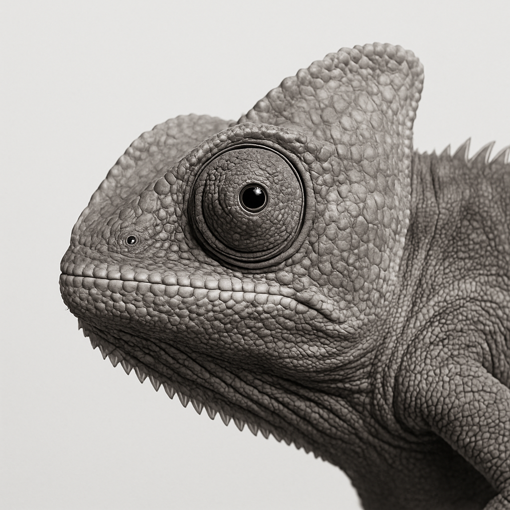 Chameleon representing a culture of continuous innovation and adaptability